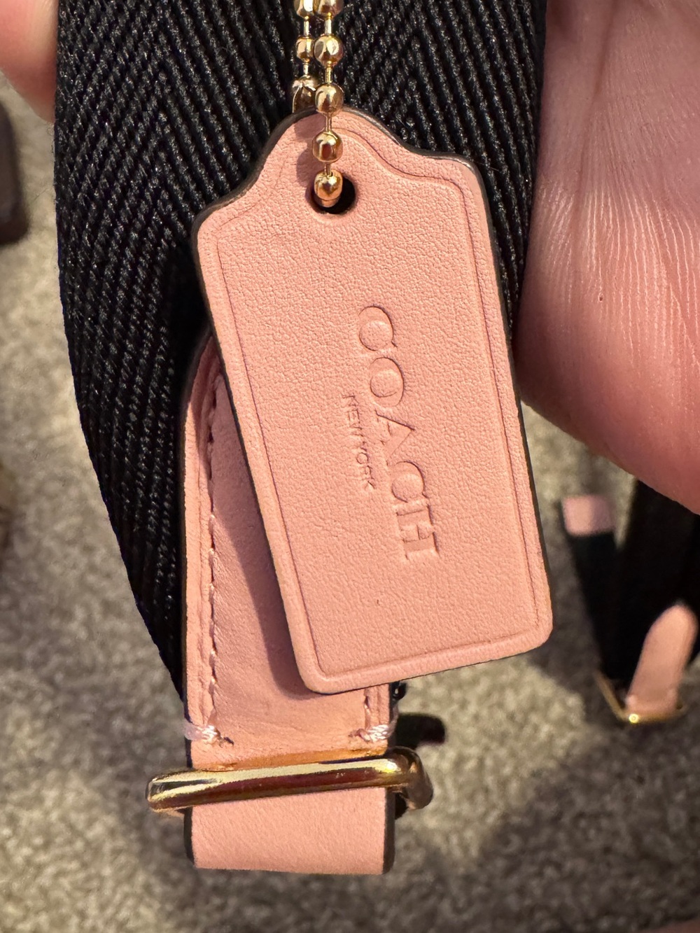 Pink Coach Denim Backpack - Picture 12 of 12